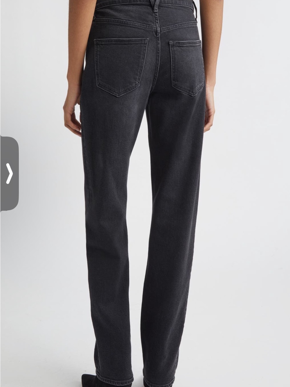 Veronica Beard Black Straight Leg Jeans - Picture 4 of 12